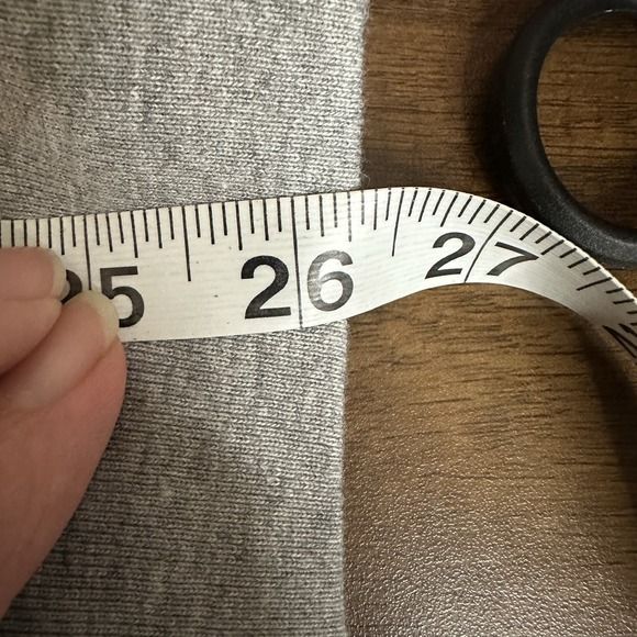 Draper James Heather Gray Sweatshirt with Navy Script - Picture 9 of 9